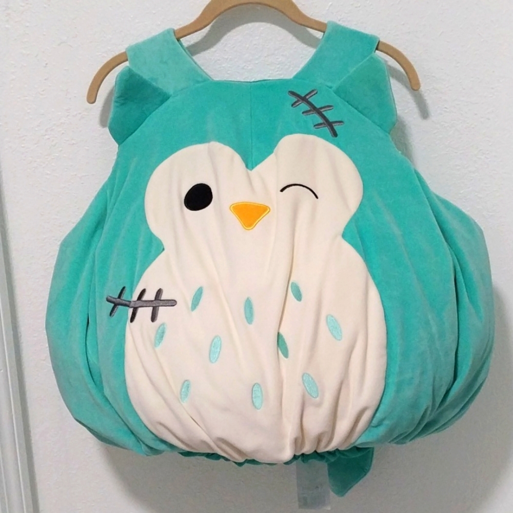 Original Squishmallows  Winston The Owl Frankenstein Kids Costume NWOT